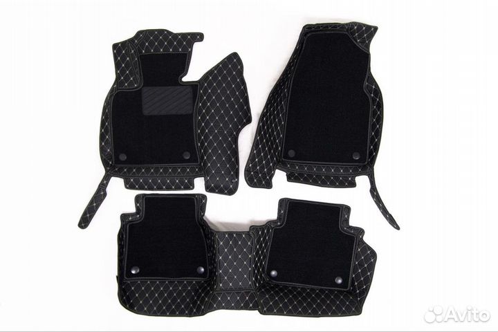 Коврики 3D автомобильные из экокожи не Китай