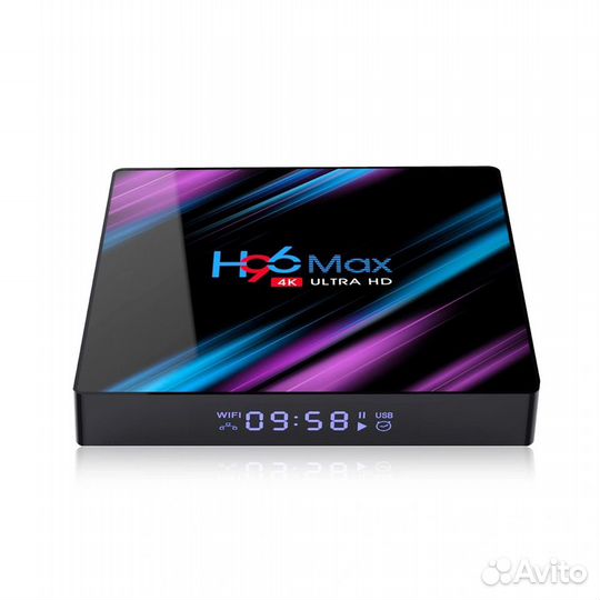 Андроид тв приставка H96 Max 4/64GB версия 10.0