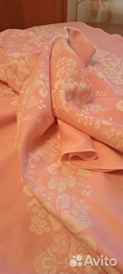 Скатерть жаккардовая лен СССР