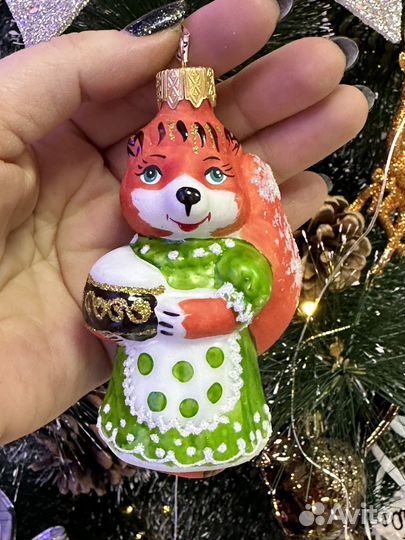 Елочная игрушка Лиса