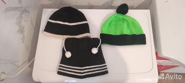 Шапки, кепки,шарфы детские на разный возраст