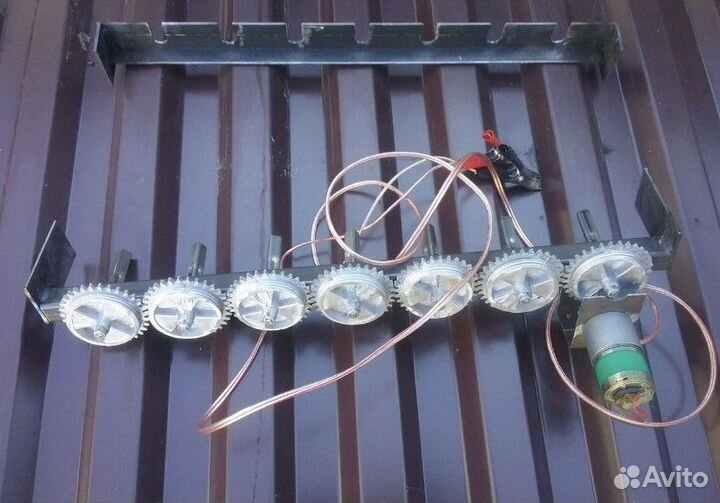 Электропривод для мангала на 220 и 12 вольт