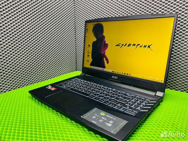 Ноутбук MSI Ryzen 5-5600/16/SSD512 144гц