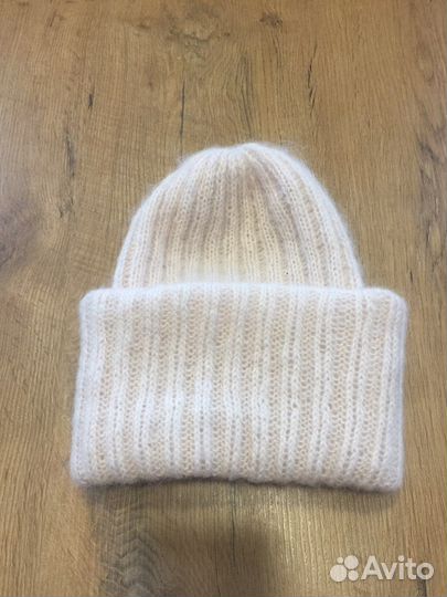 Шапка Такори из мохера с двумя отворотами