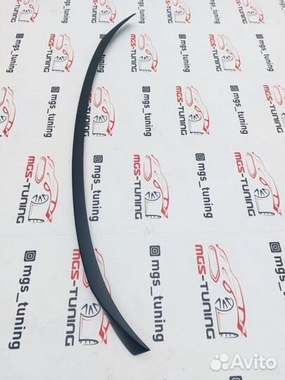 Спойлер (Тонкий) M-Perfomance на X6 f16 Черный мат