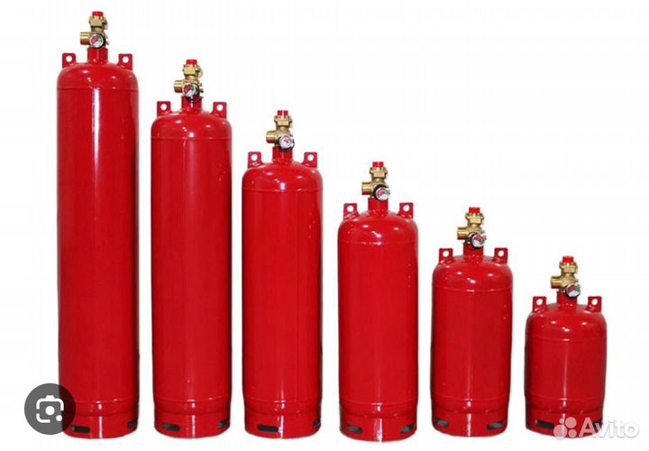 Продажа фреона и баллонов для газо-пожаротушения