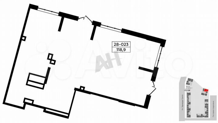 Продажа (ПСН) пл. 118.9 м2 Коммунарка