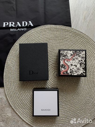 Брендовые пыльники и коробки Gucci/Dior/Versace