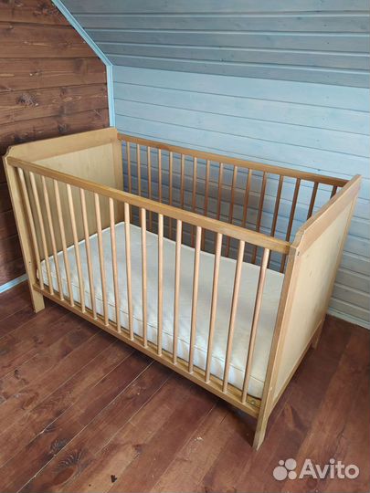 Детская кровать ikea(+матрас)