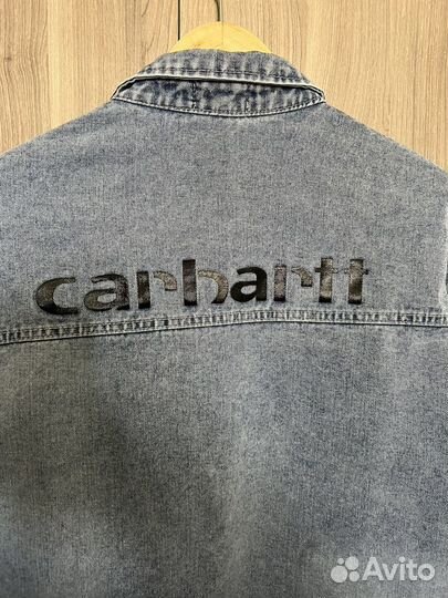 Джинсовая куртка мужская carhartt oversize