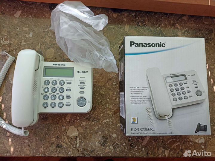 Проводной телефон Panasonic KX-ts2356ruw