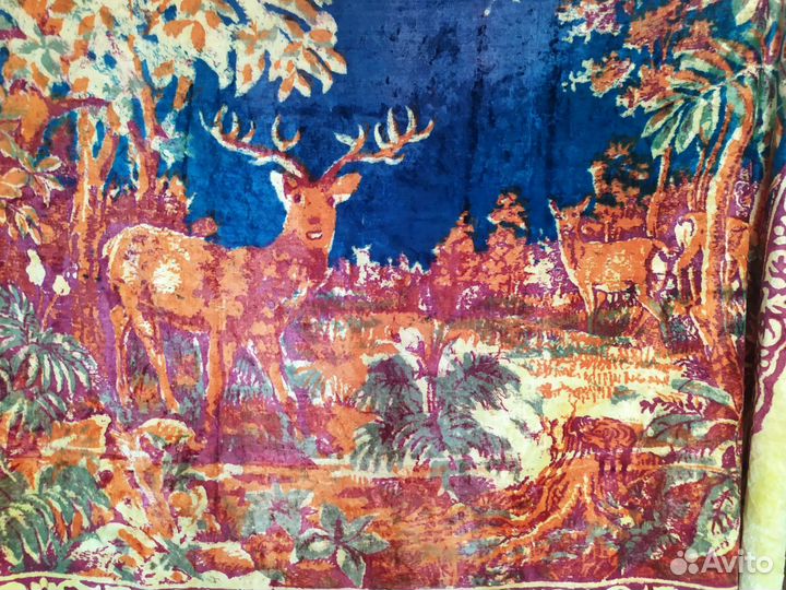 СССР ковры олени плюш 4шт