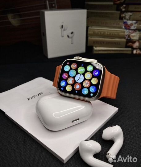 Набор AirPods Pro2 + Smart Watch 8 (новые)