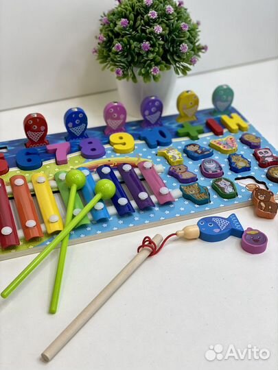 Развивающий сортер, металлофон