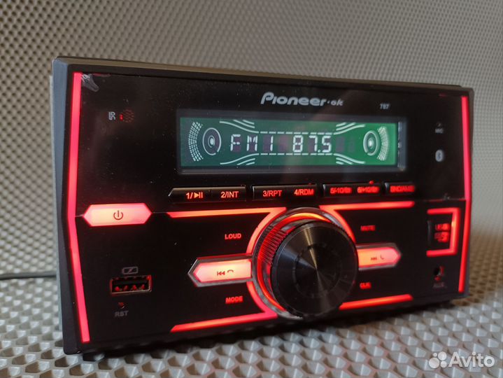 Магнитола pioneer 2 din с блютуз новая