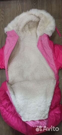 Зимний комбинезон трансформер для девочки