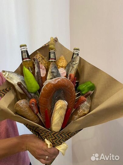 Мужские букеты съедобные