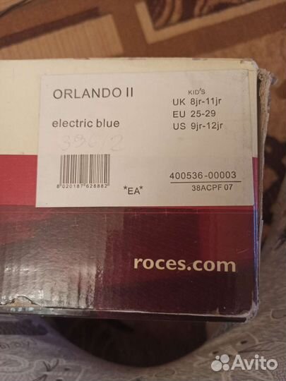 Роликовые коньки детские roces