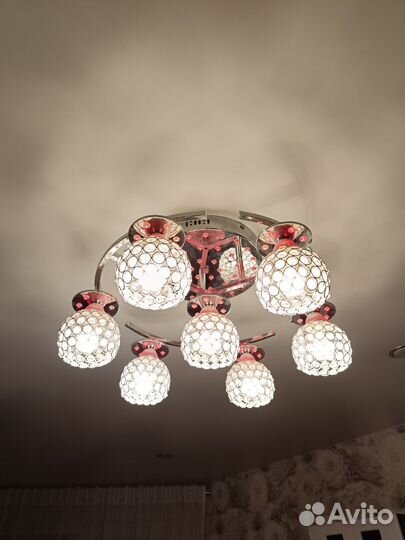 Люстра потолочная бу