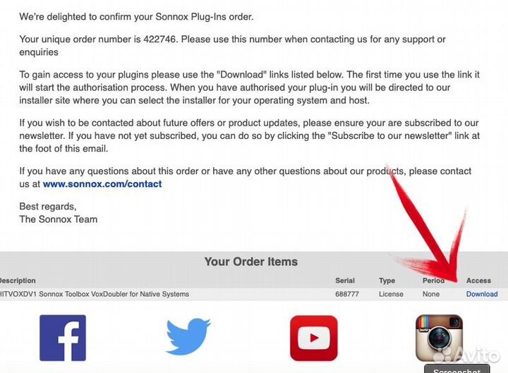 Sonnox VoxDoubler (оф. лицензия)