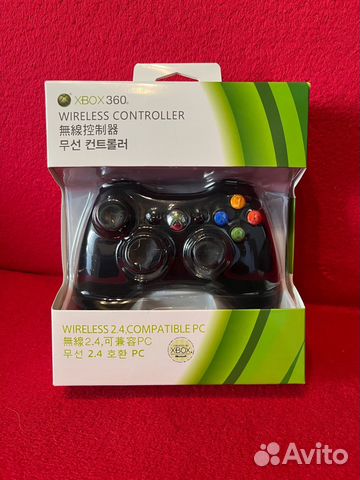 Беспроводной геймпад джойстик Xbox 360 с ресивером купить в Москве ...