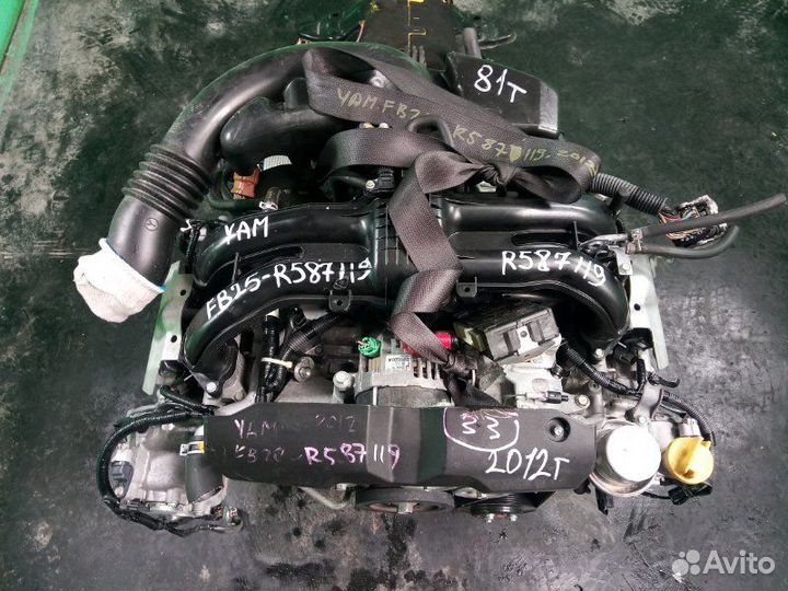 Двигатель Subaru FB25 2012г (б/у)