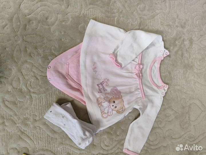 Детская одежда для девочек пакетом 68 74