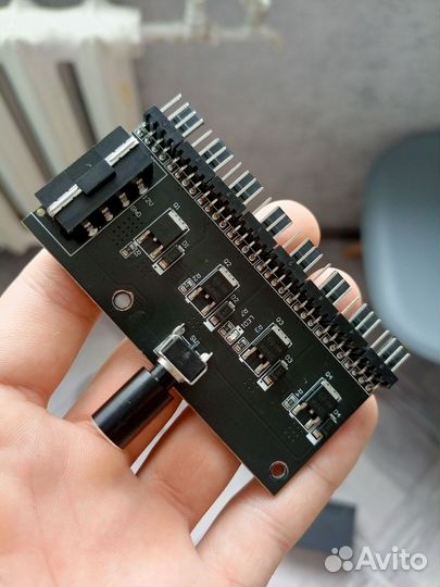 Реобас для вентиляторов на 8шт