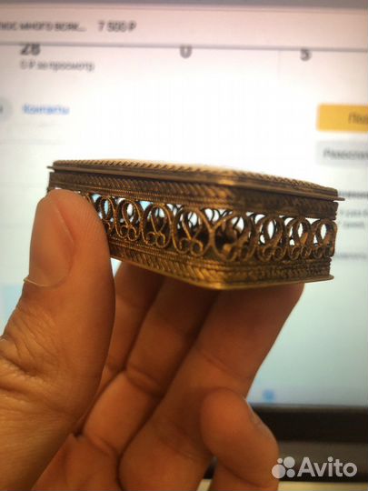 Шкатулка старинная