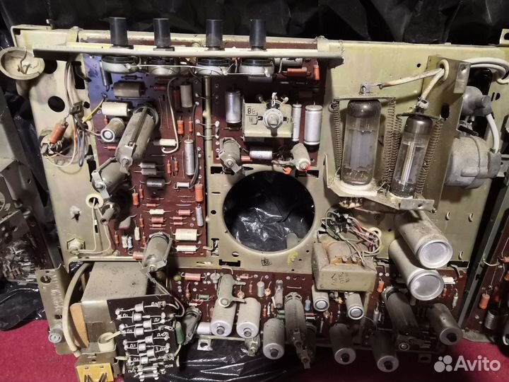 Ламповый телевизор рекорд 312, плата. Тсш-170