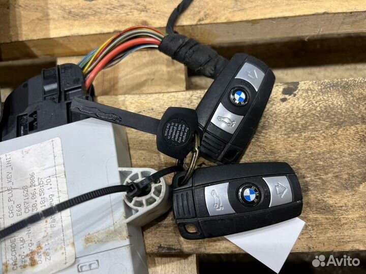 Комплект Cas Dme ключ Bmw 5 E60 N52B25 2005