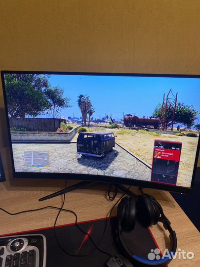 Игровой монитор изогнутый msi g27cq4 165гц 2к