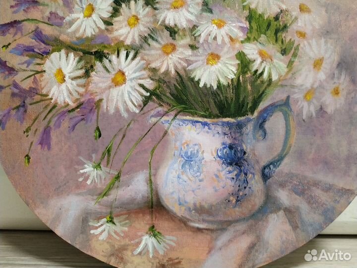 Картина маслом на холсте цветы