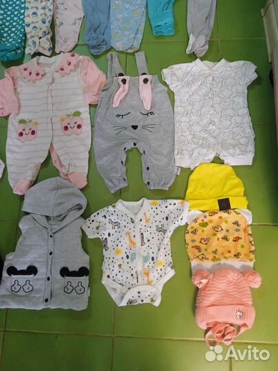 Детские вещи с рождения