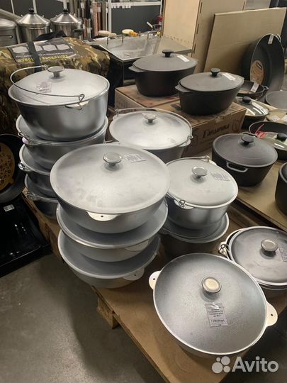 Казан алюминиевый от 4 до 8 литров