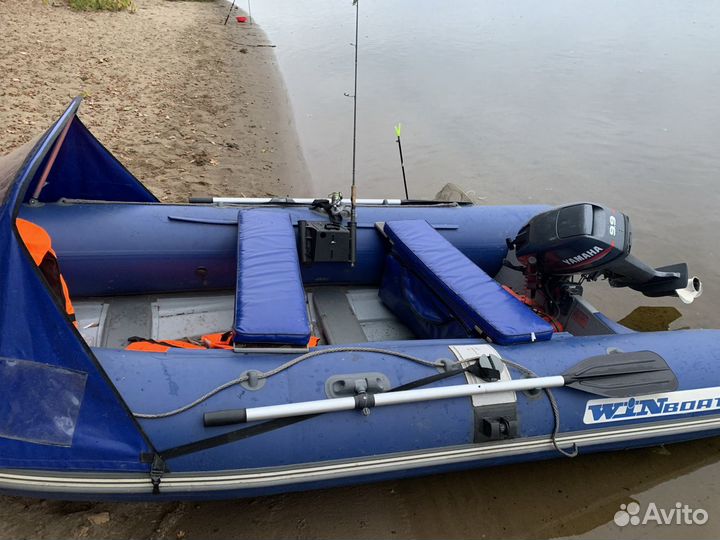 Складной риб Winboat 375 rf и мотор Yamaha 15