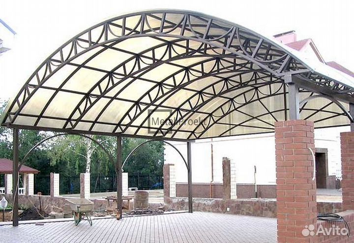 Навесы под ключ. Производство и монтаж с гарантией