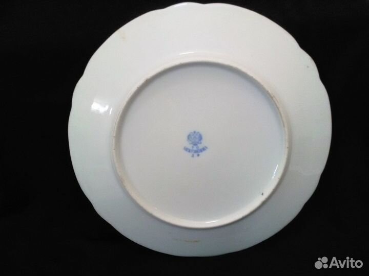 Царизм. Тарелка Натюрморт фарфор М.С. Кузнецова