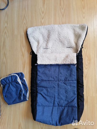 Зимний конверт в прогулочную коляску