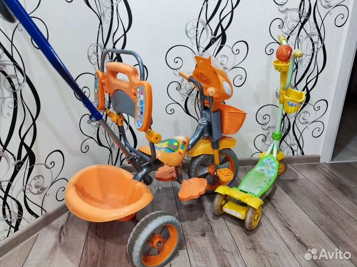 Самокат детский бу, велосипед детский бу