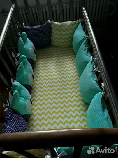Бортики в кроватку 