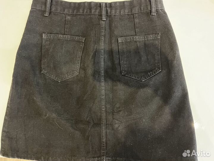 Школьная джинсовая юбка