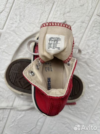 Кеды converse красные б/у