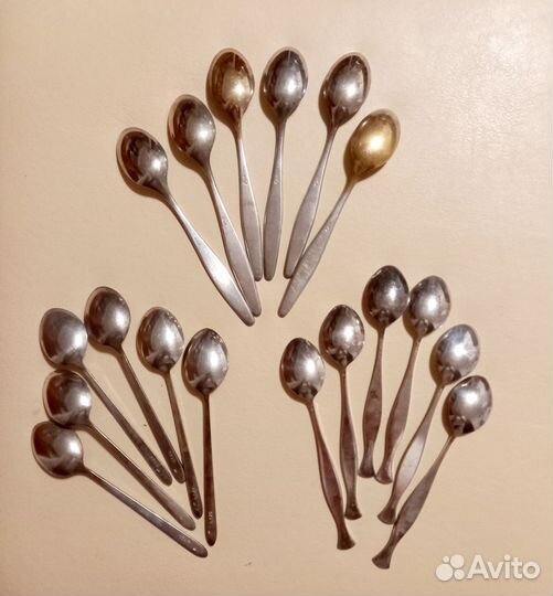 Ложки чайные мельхиор СССР