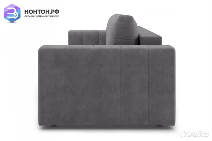 Диван еврокнижка Малибу серый