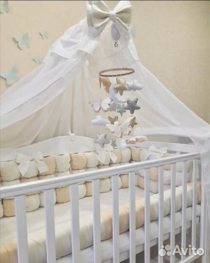 Бортики в кроватку бомбон