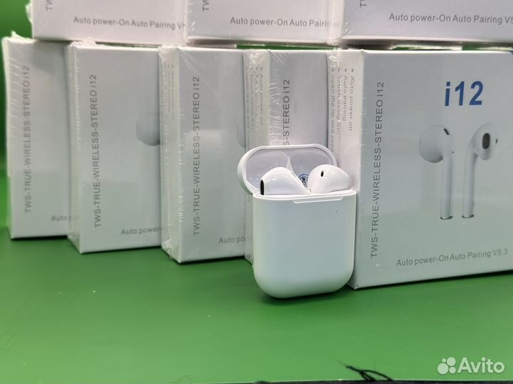 I 12 беспроводные наушники i 12 оптом