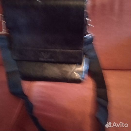 Сумка планшет кожа Armani винтаж 90х