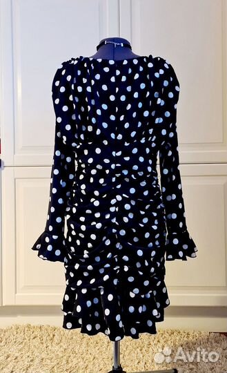 48 Платье в горох с оборками Cider