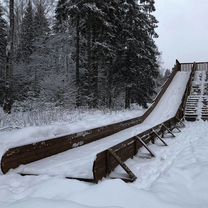 Горка детская зима